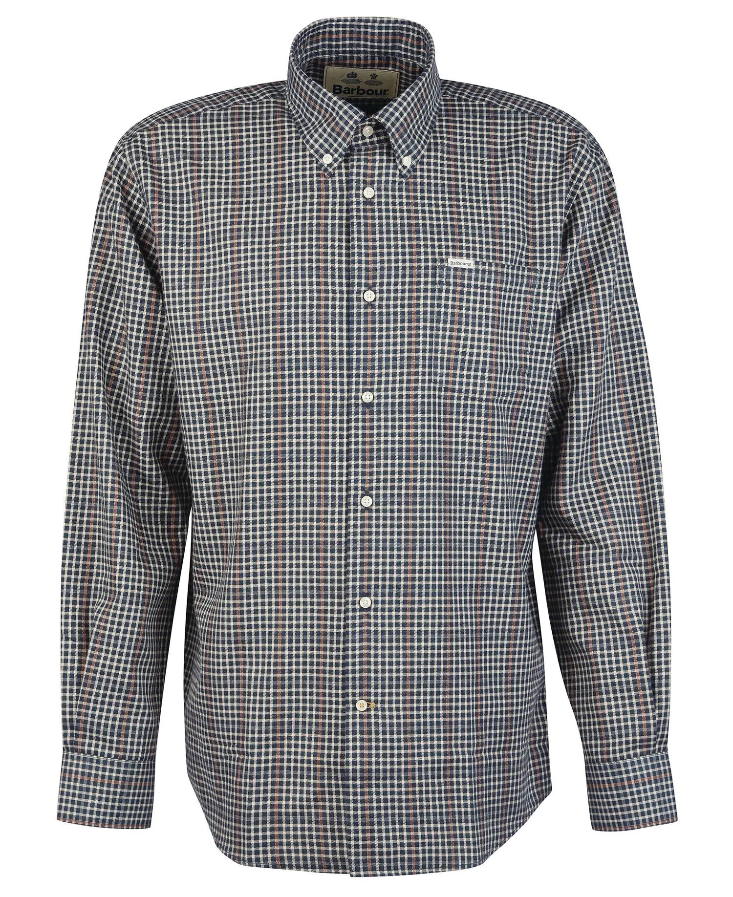 BARBOUR HENDERSON THERMO WEAVE SHIRT - NAVY