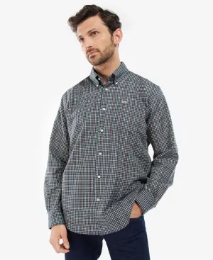 BARBOUR HENDERSON THERMO WEAVE SHIRT - NAVY