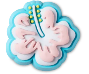 Blue Hibiscus Jibbitz Charm