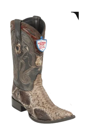 Bota de Pitón Original Horma Punta Aladino Wild West