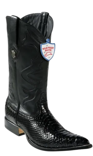 Bota de Pitón Original Horma Punta Aladino Wild West