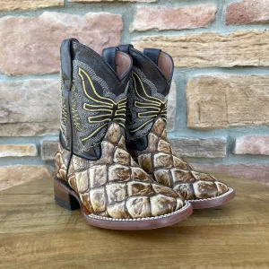 Boy’s Tanner Mark Orynx Fish Print Boots