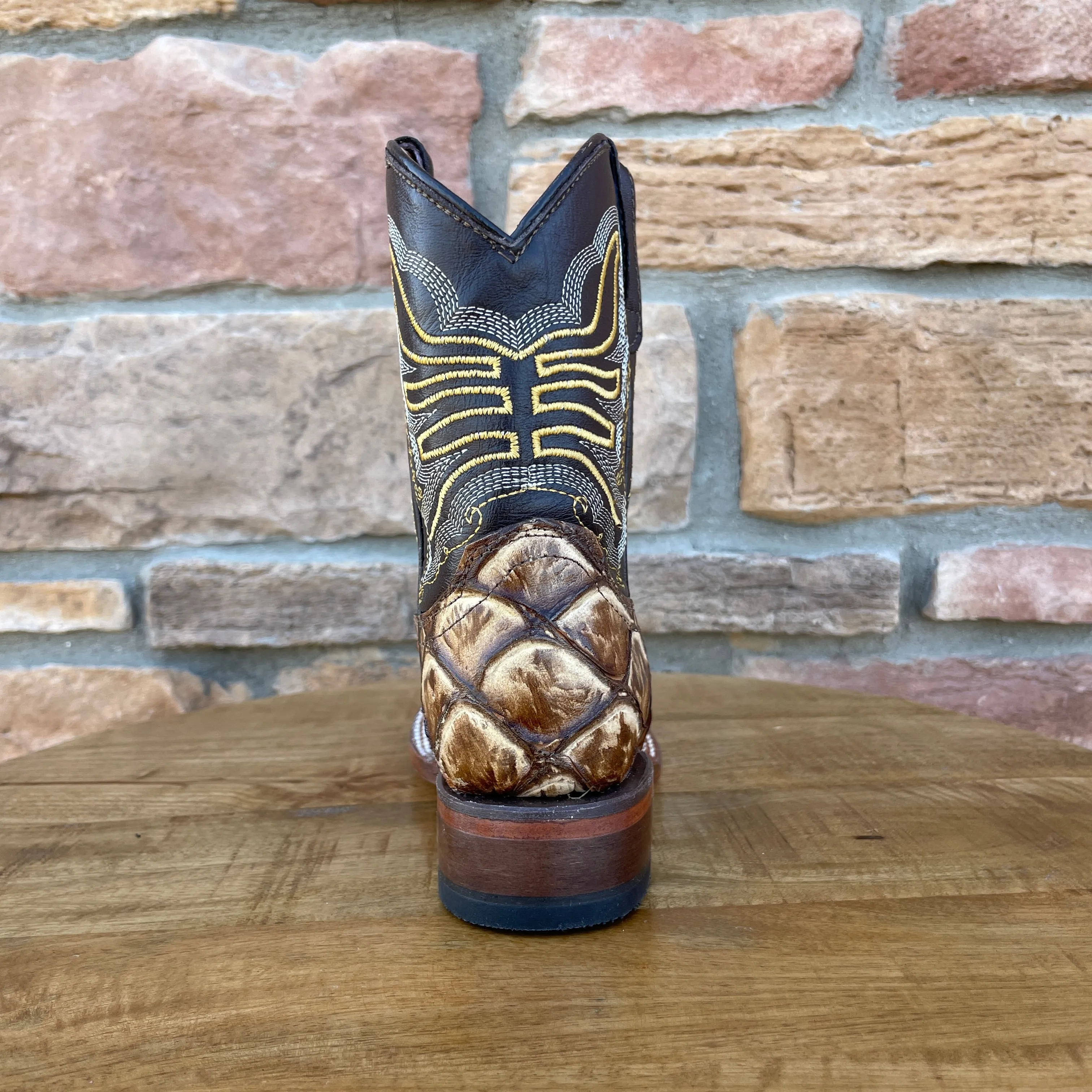 Boy’s Tanner Mark Orynx Fish Print Boots