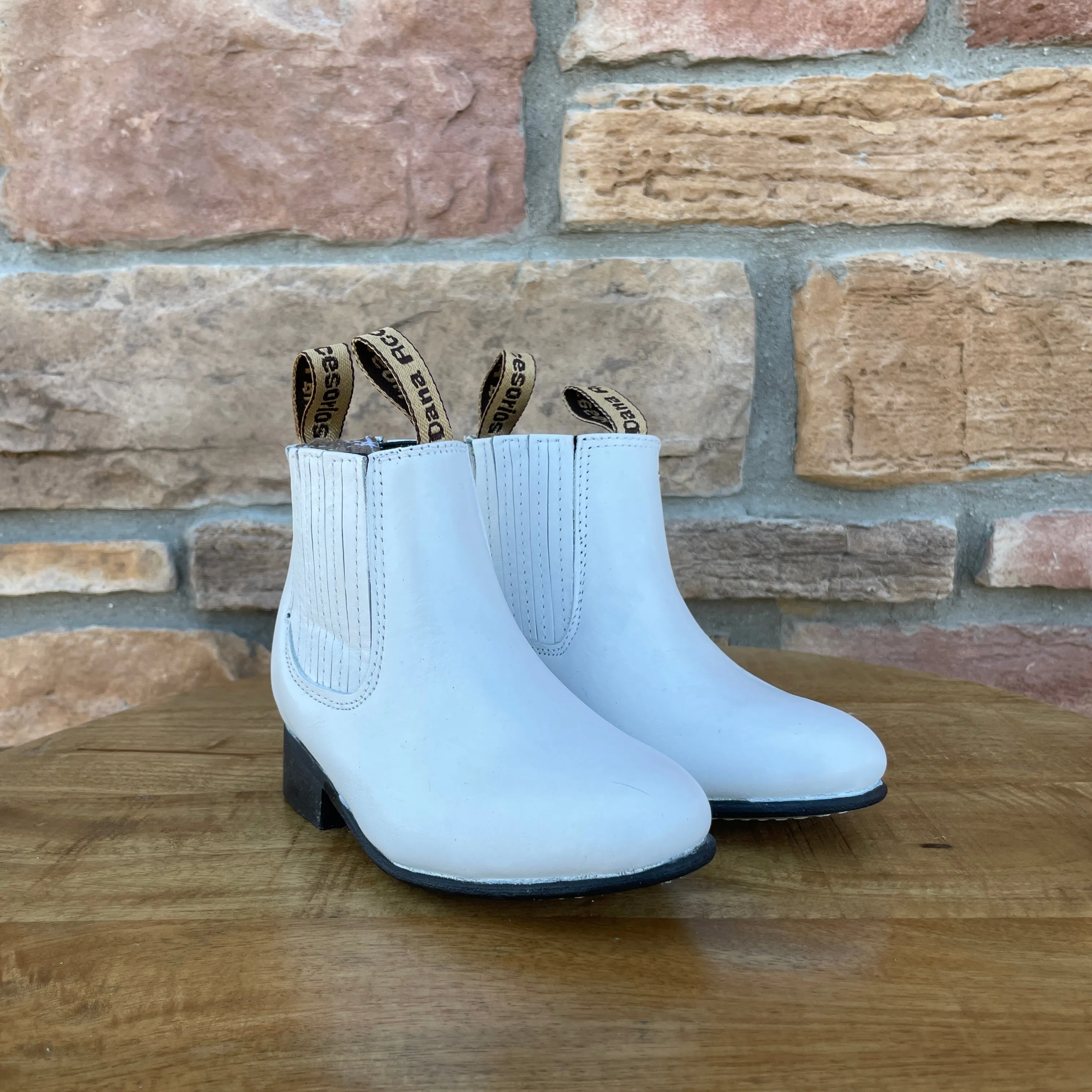 Boy’s White Botin
