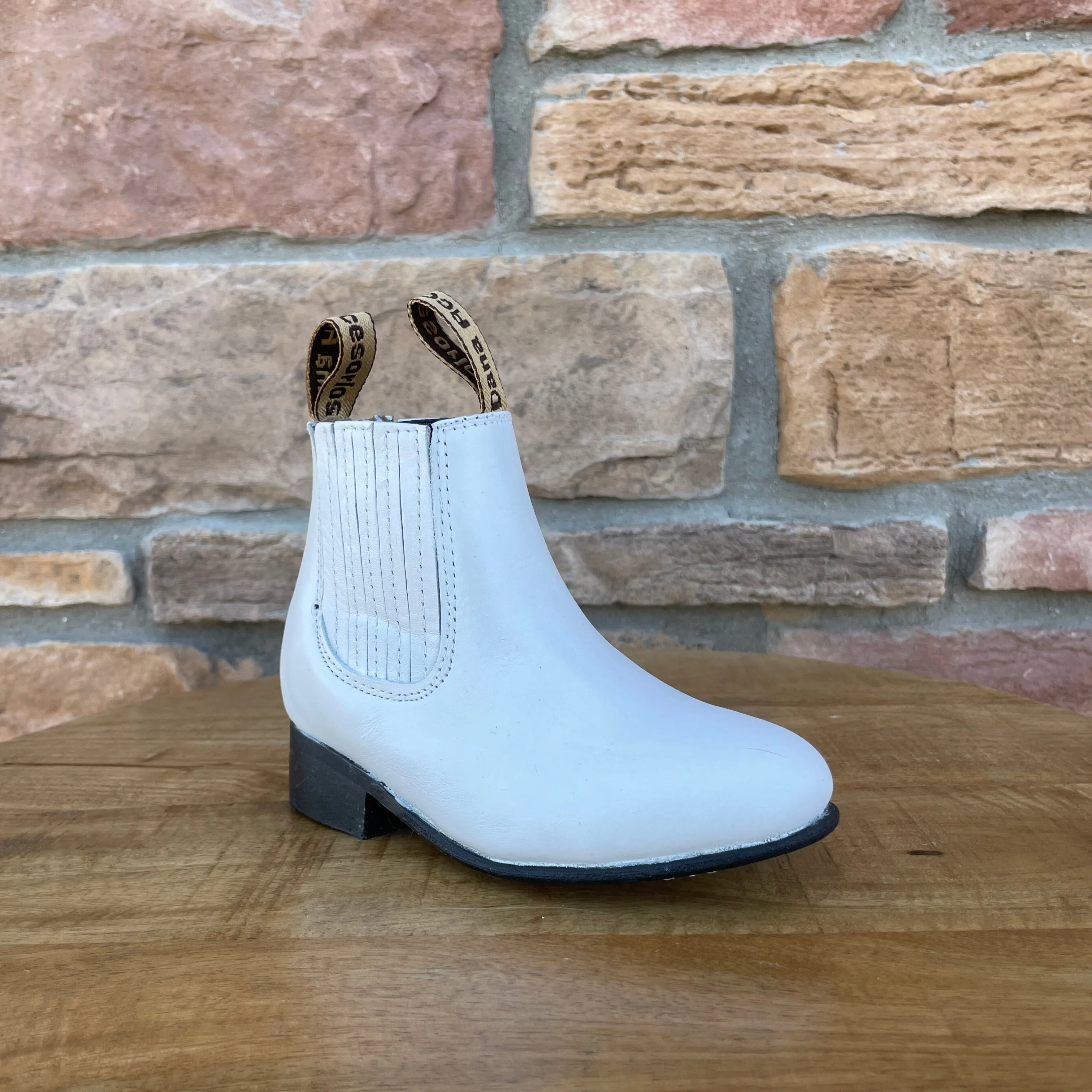 Boy’s White Botin