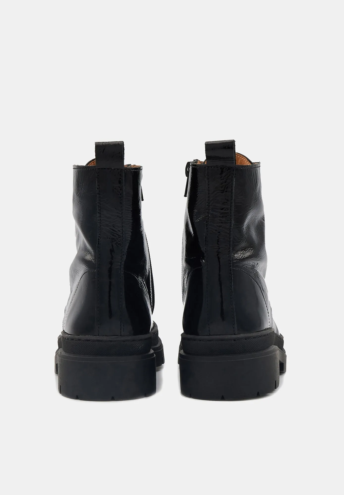 Camille-Cuir Brillant Noir