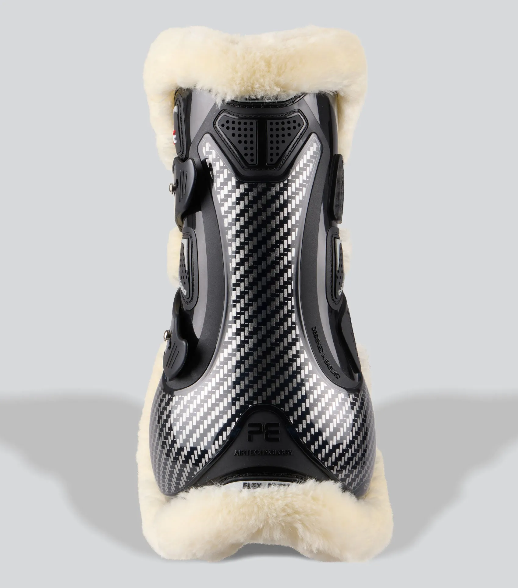 Carbon Pro Techno Wool Tendon Boots Black