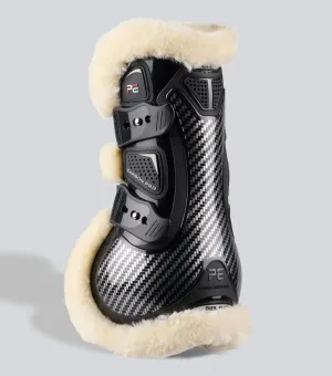 Carbon Pro Techno Wool Tendon Boots Black
