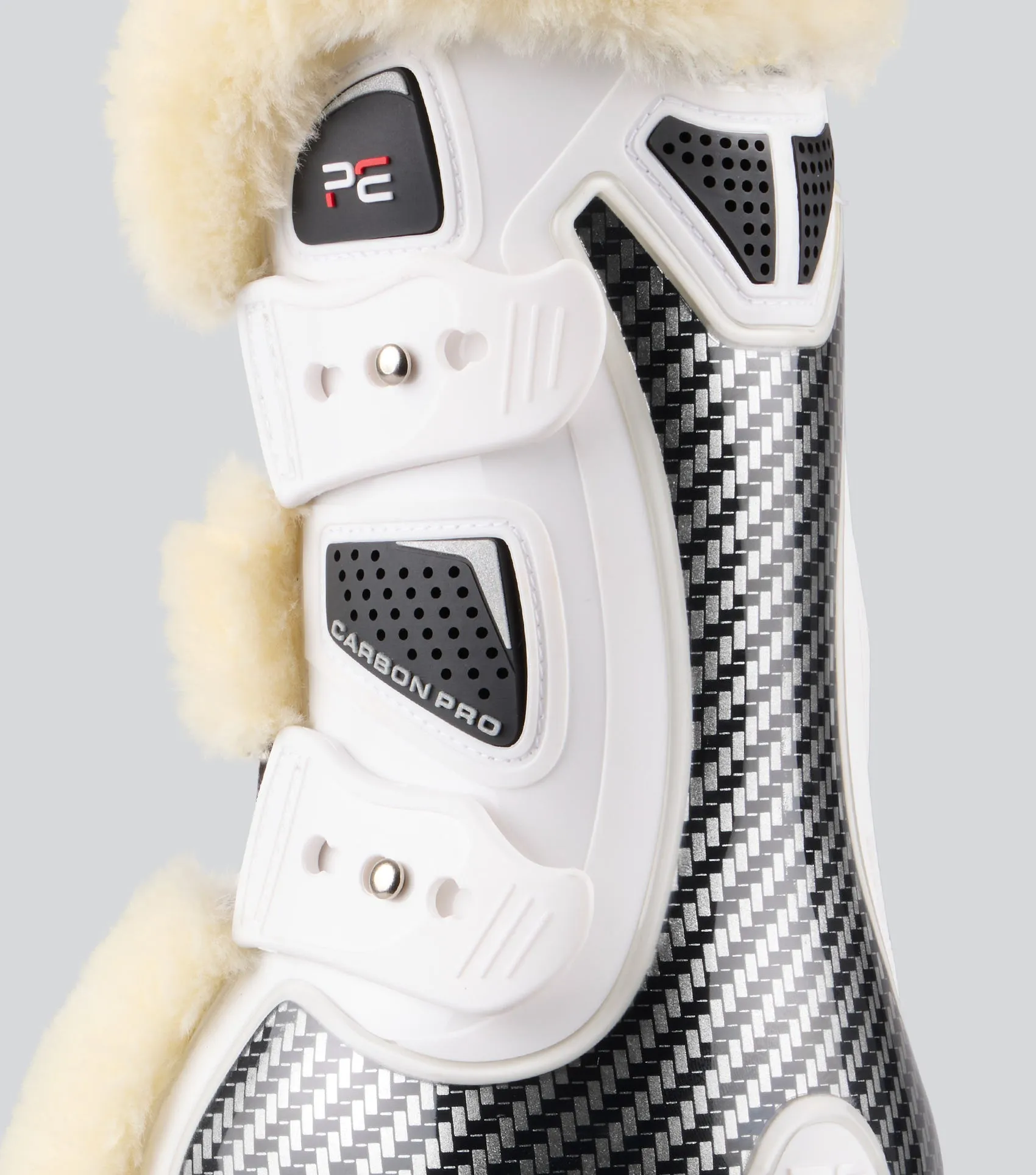 Carbon Pro Techno Wool Tendon Boots White