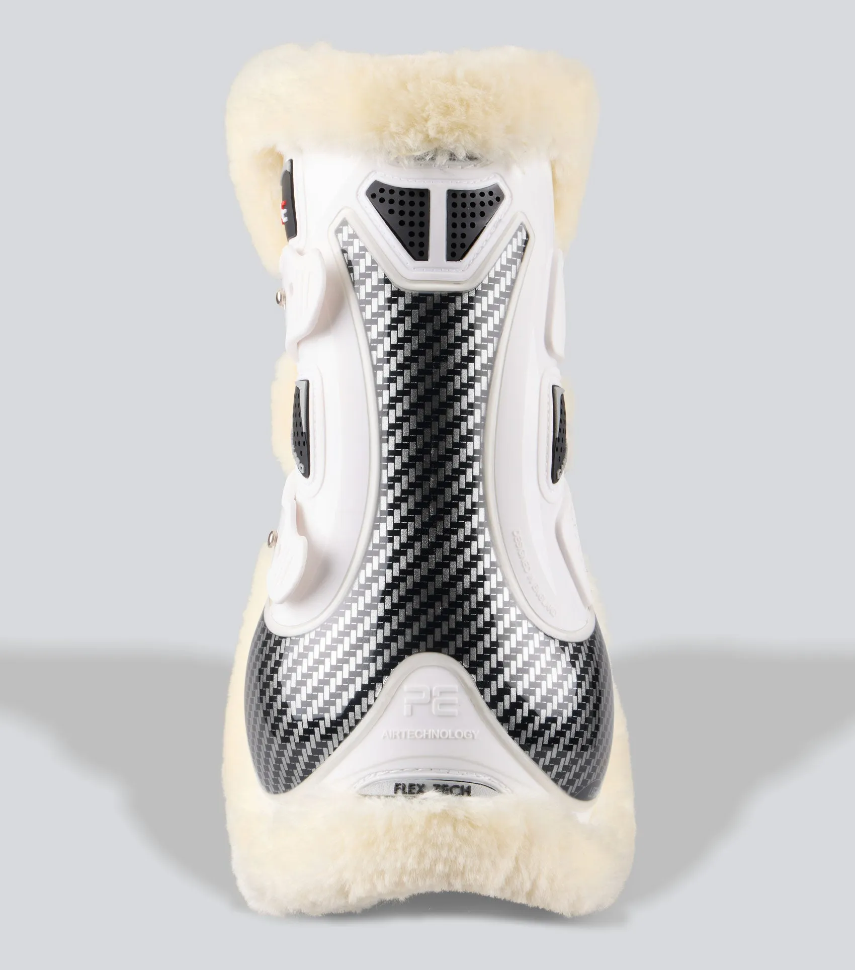 Carbon Pro Techno Wool Tendon Boots White