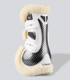 Carbon Pro Techno Wool Tendon Boots White