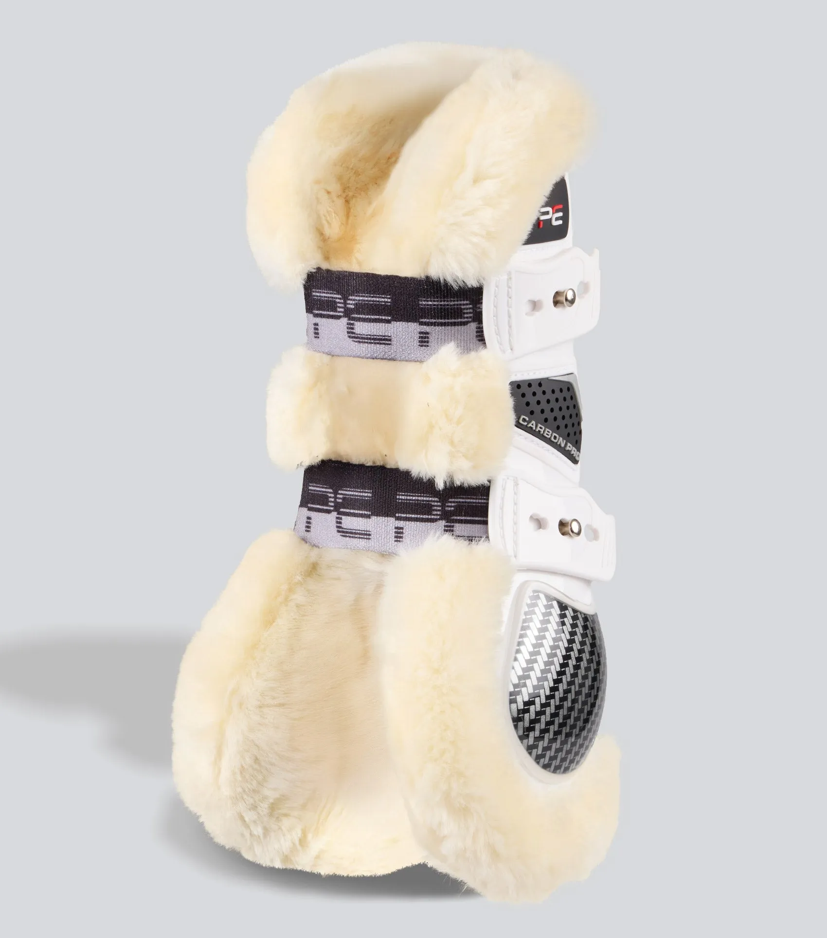 Carbon Pro Techno Wool Tendon Boots White