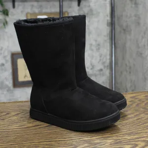Cat & Jack Girls Natalia Shearling Style Boots 88435465 Black 13