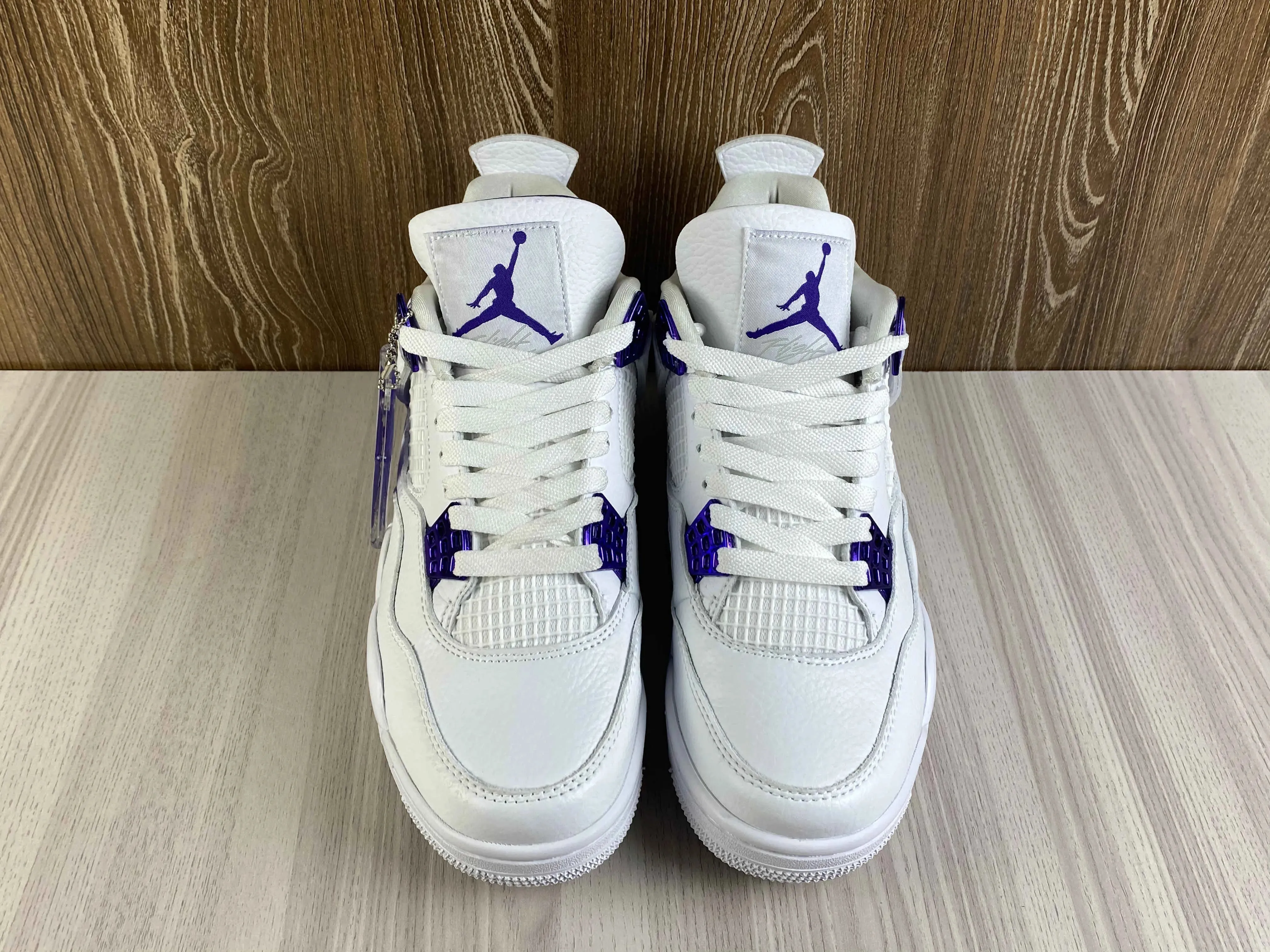 Classic Retro 4 Sneakers - Metallic Purple