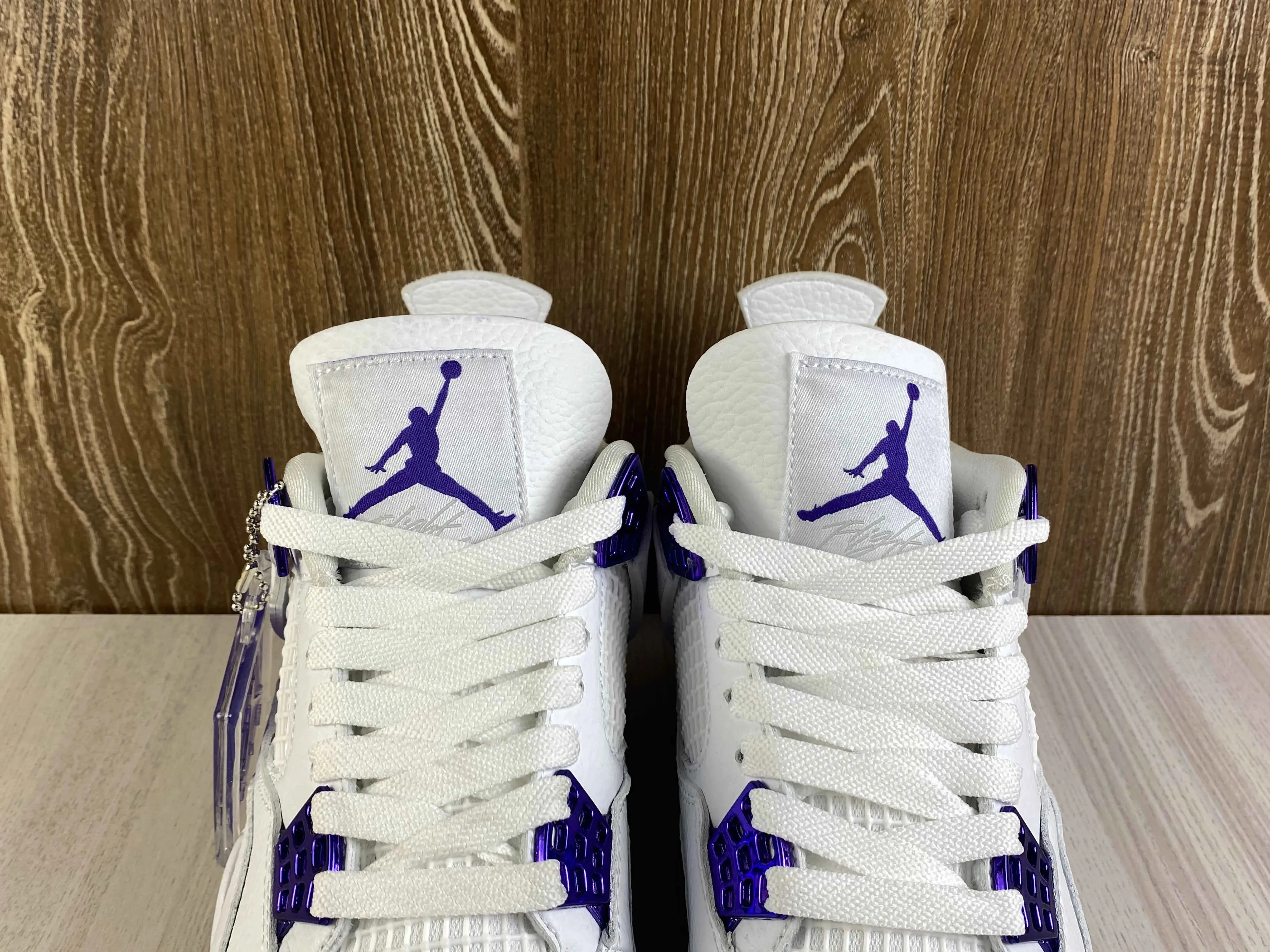 Classic Retro 4 Sneakers - Metallic Purple