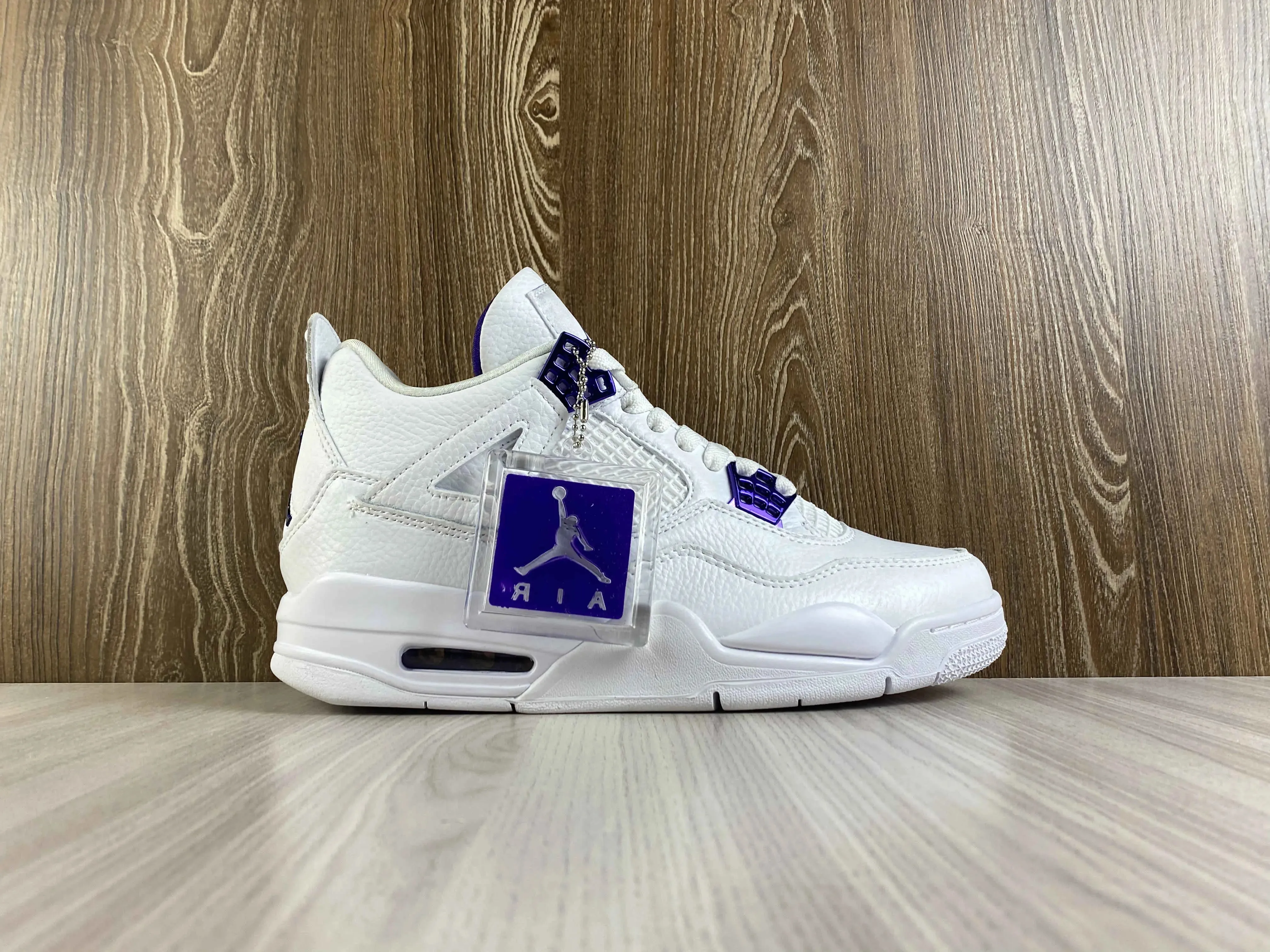 Classic Retro 4 Sneakers - Metallic Purple