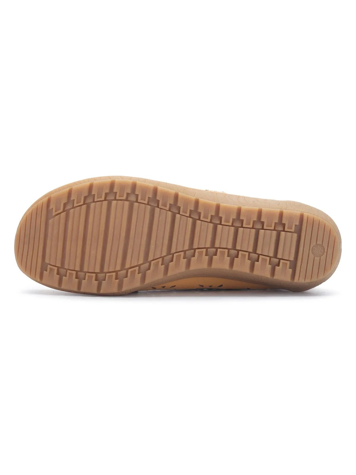 Cowhide Hollow Casual Flat Shoes