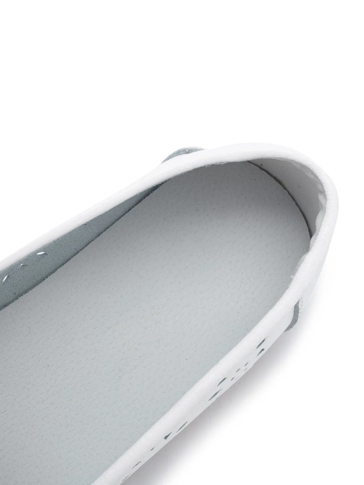 Cowhide Hollow Casual Flat Shoes