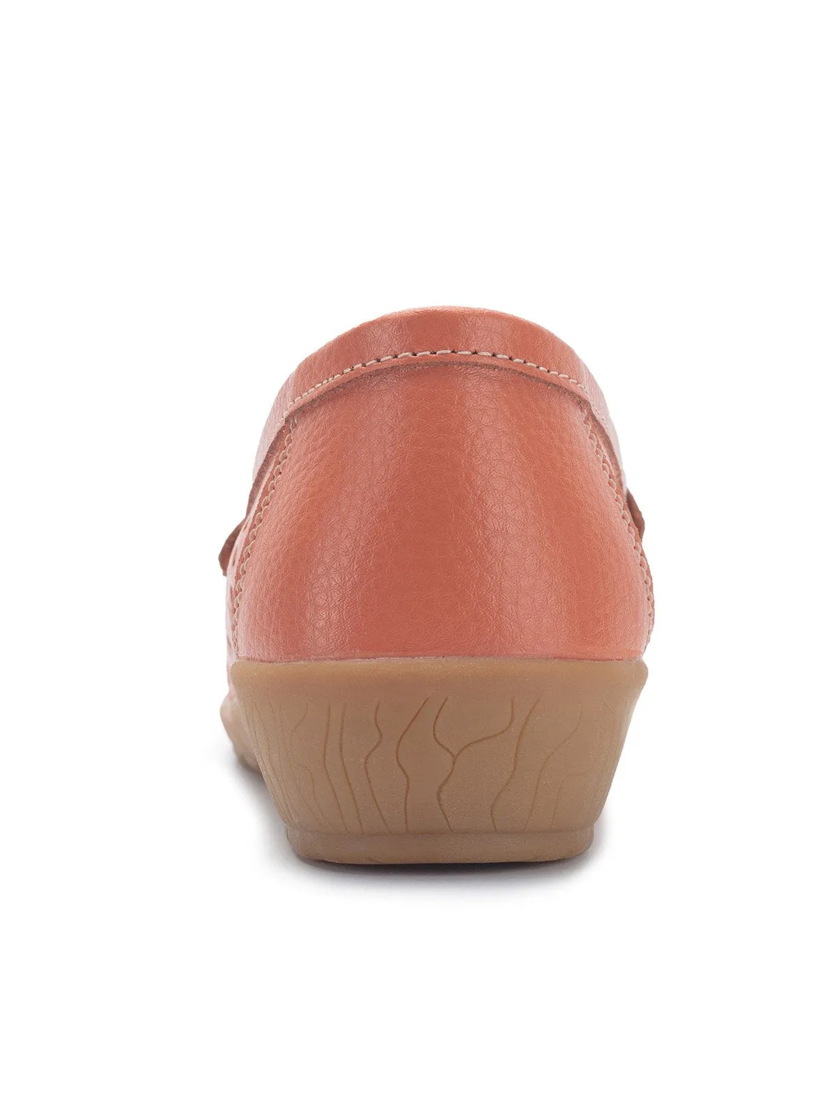 Cowhide Hollow Casual Flat Shoes