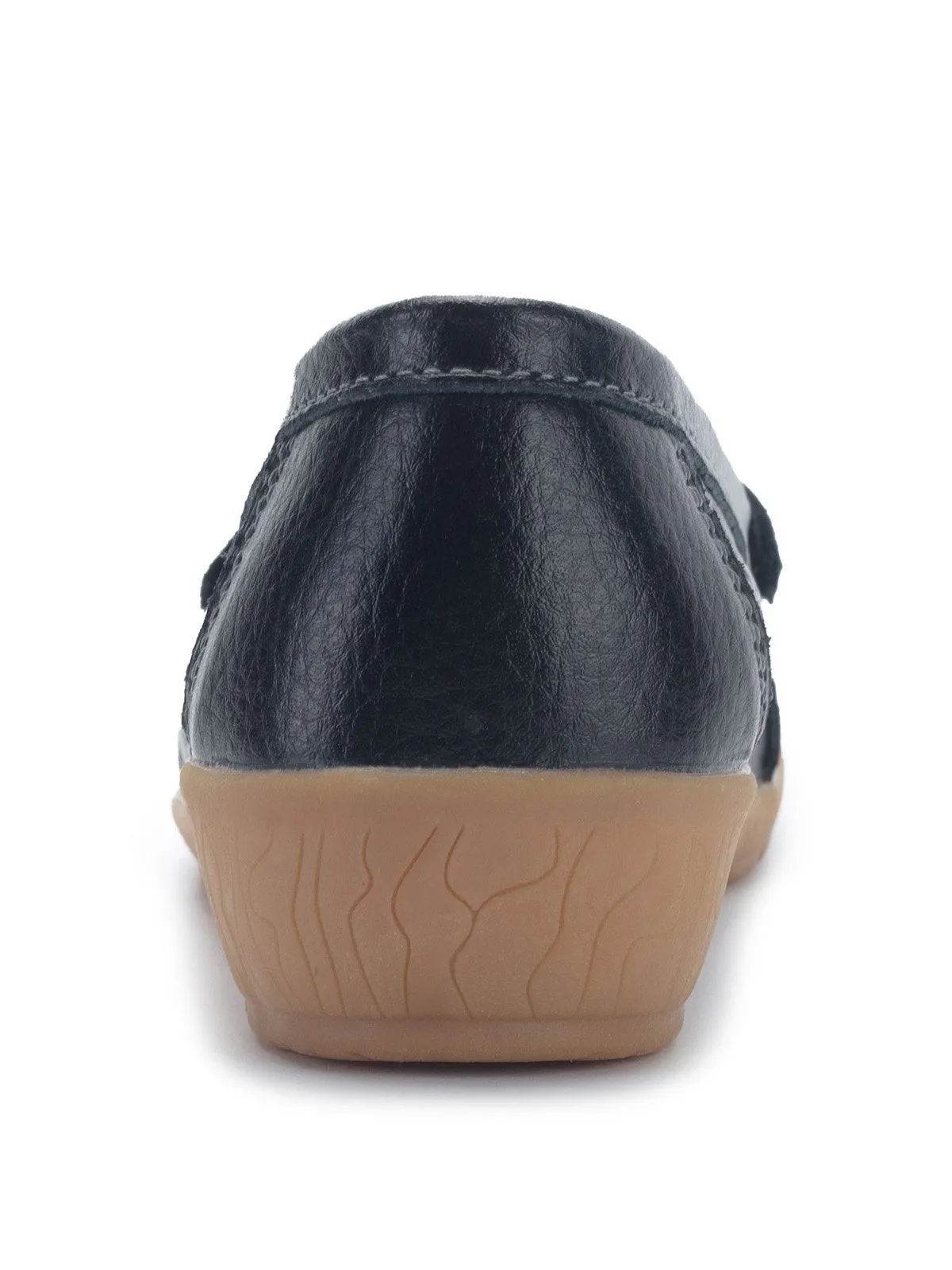 Cowhide Hollow Casual Flat Shoes