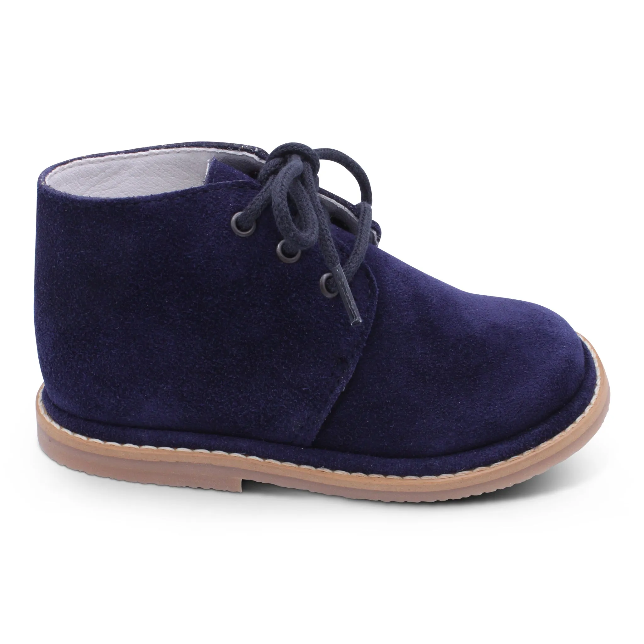'Cristiano' Boys Navy Suede Desert Boots