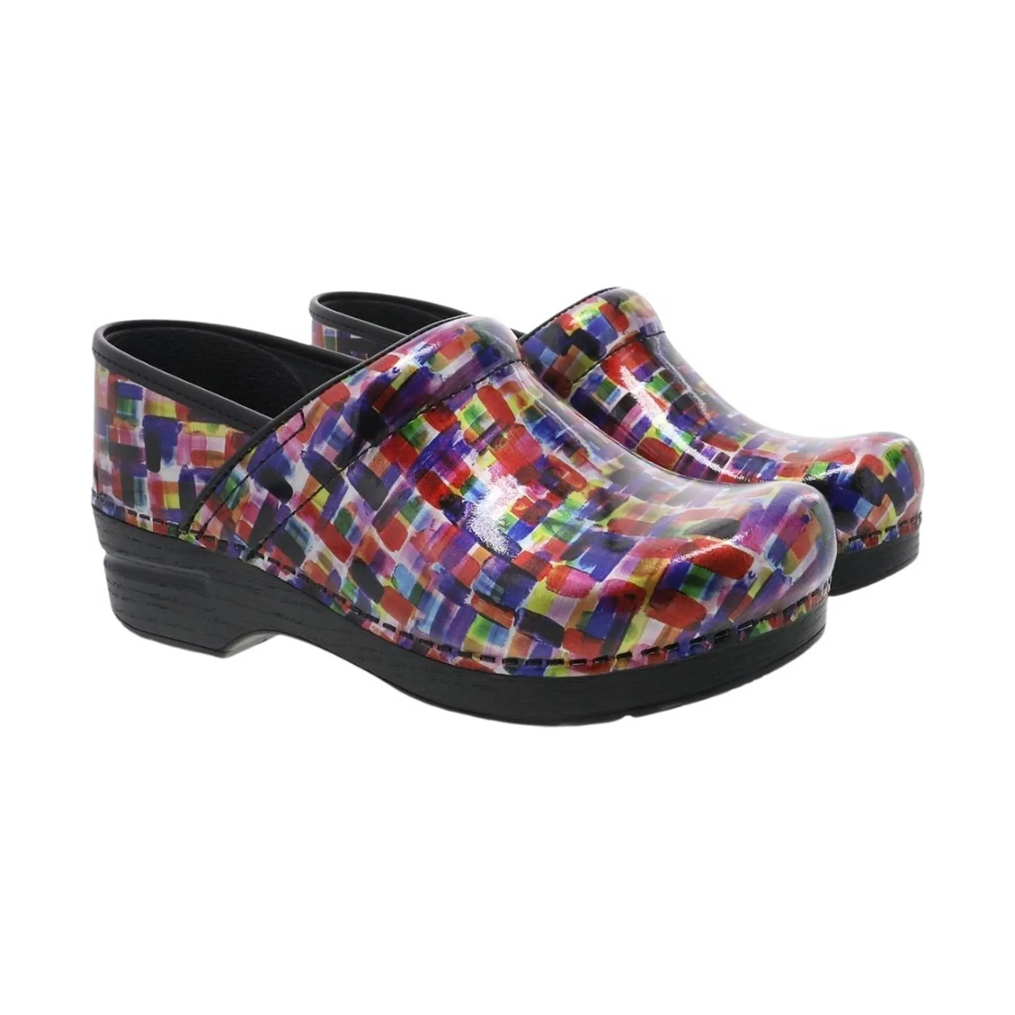 Dansko Women's Professional - Color Block Patent FINAL SALE