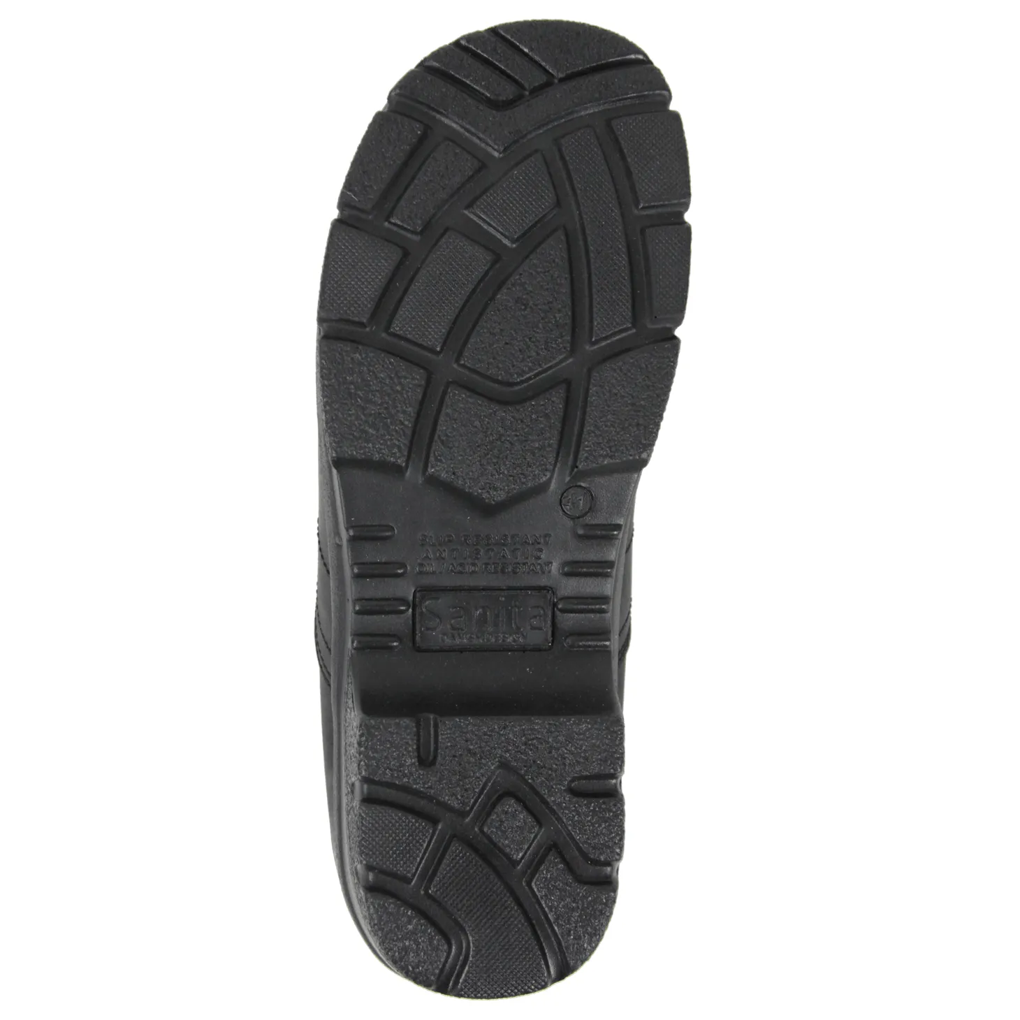 David PU Men's Safety Clog in Black
