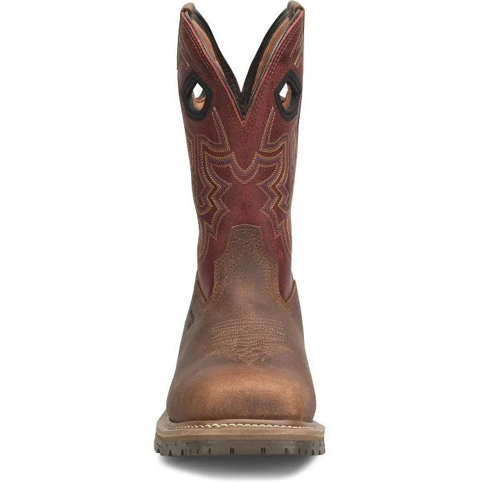 Double H Men's Brock 11" Composite Western Roper Work Boot -Brown- PH5009