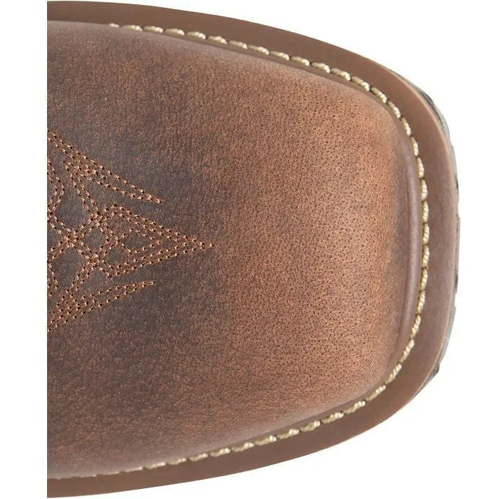 Double H Men's Brock 11" Composite Western Roper Work Boot -Brown- PH5009