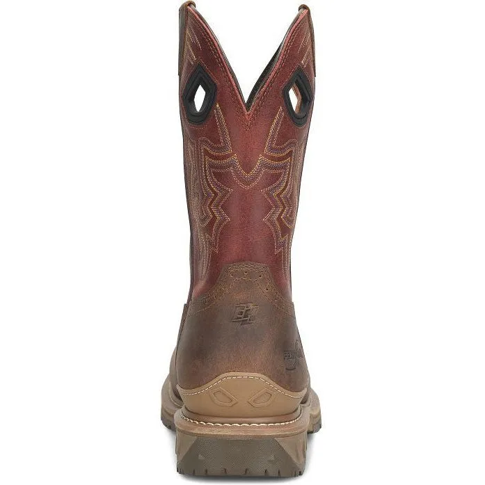Double H Men's Brock 11" Composite Western Roper Work Boot -Brown- PH5009