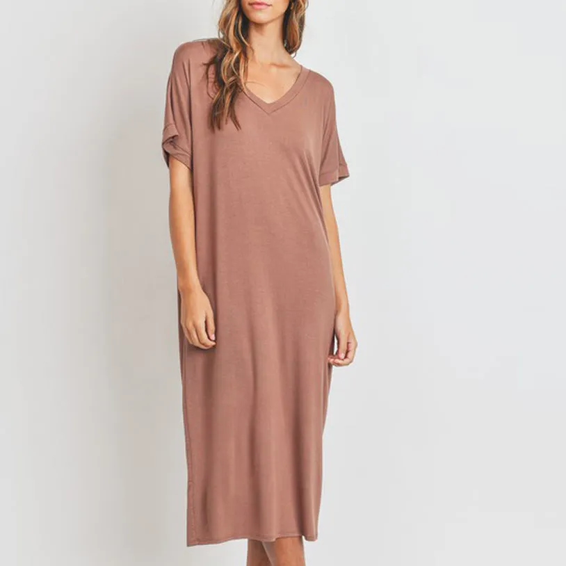 Easy Breezy Dolman Midi Dress