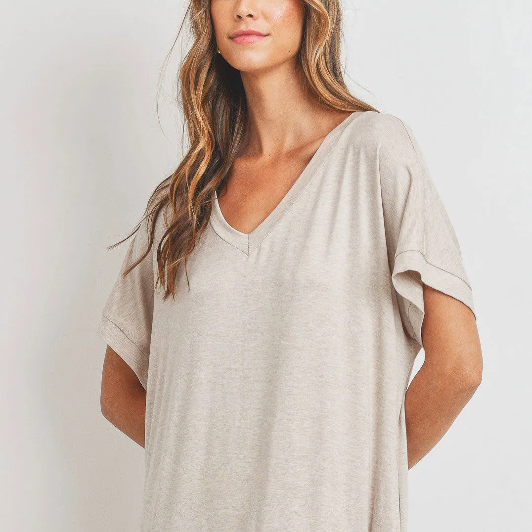Easy Breezy Dolman Midi Dress