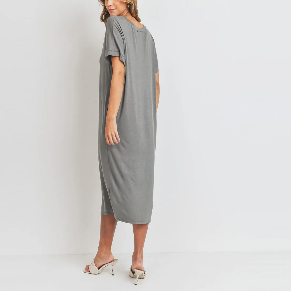 Easy Breezy Dolman Midi Dress