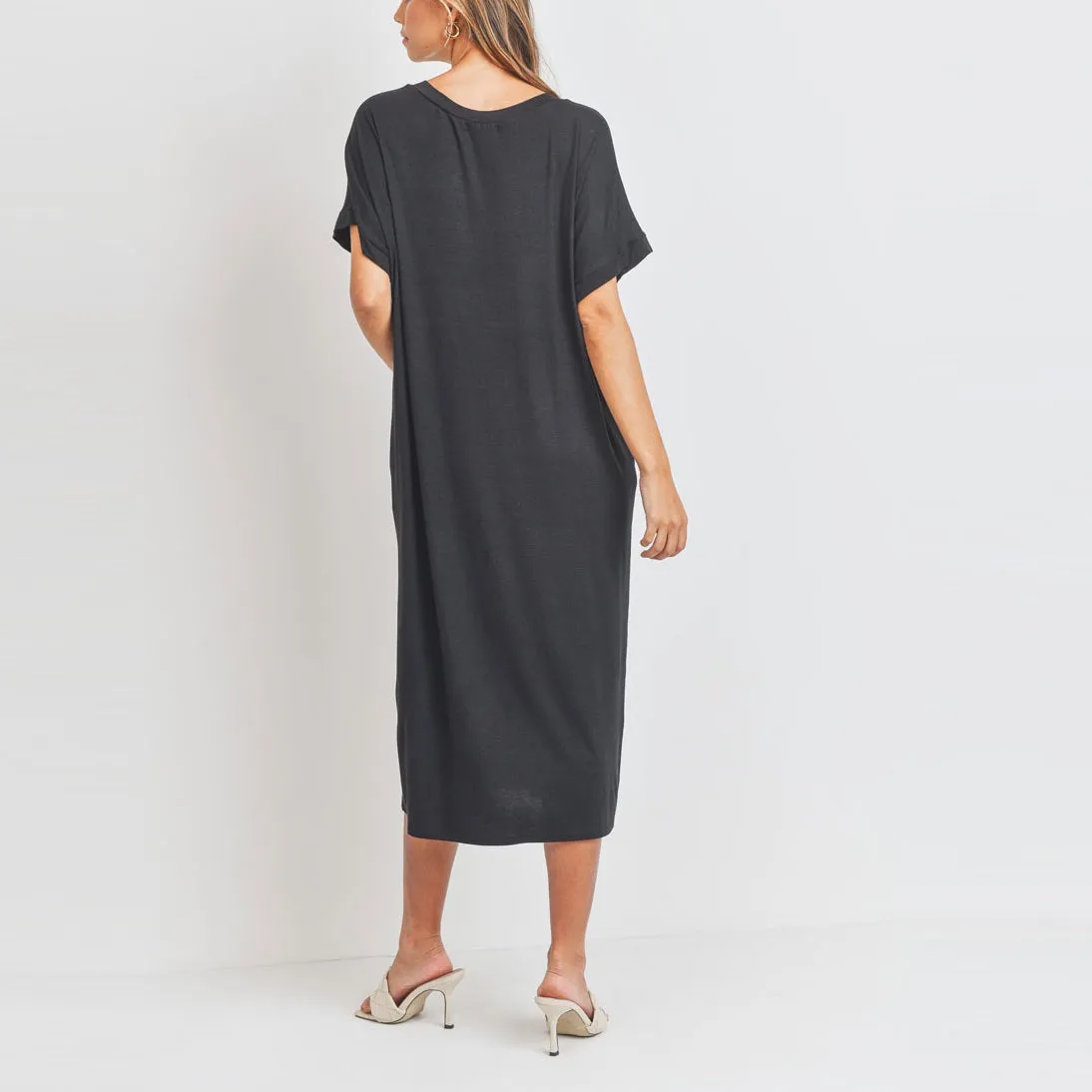 Easy Breezy Dolman Midi Dress