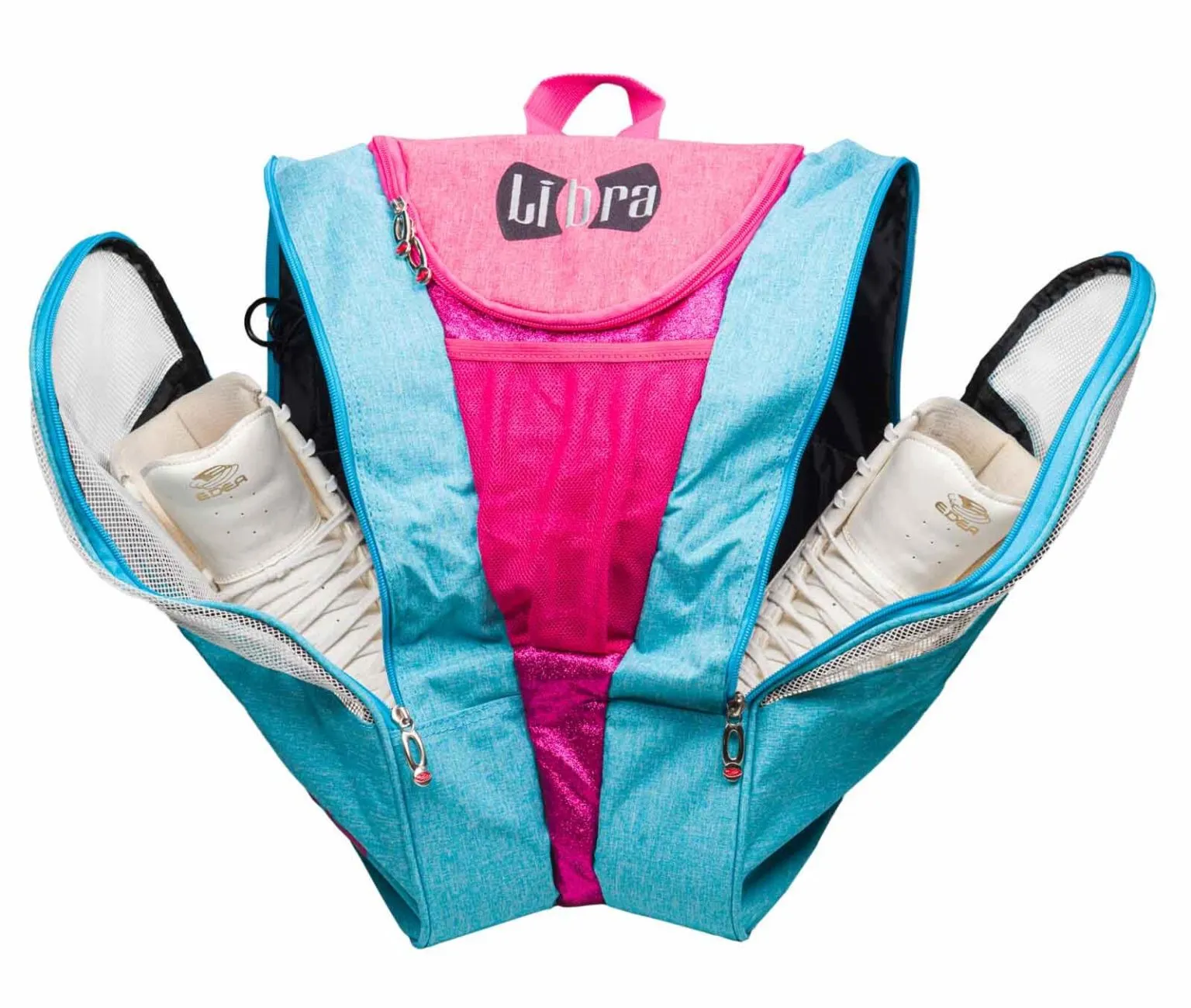 Edea Libra Ice Skate Bag - Sky Blue/Pink