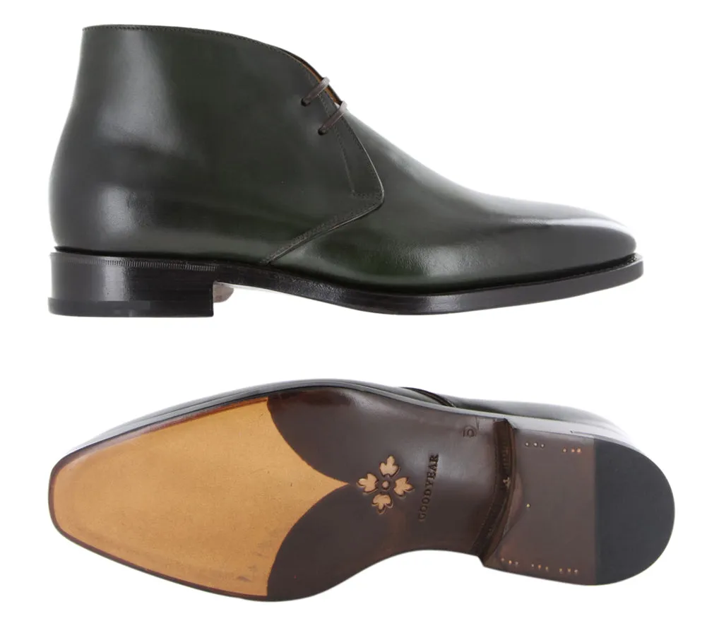 Fiori Di Lusso Olive Green Boots