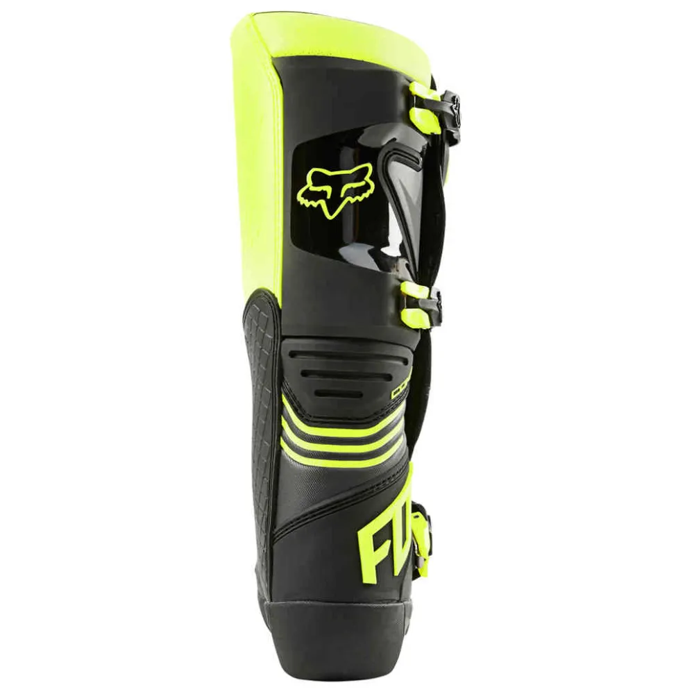 Fox Comp Black/Yellow Boots