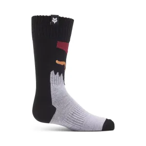 FOX YOUTH 180 FLORA SOCKS [BLACK/WHITE]