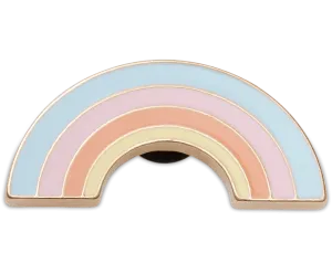 Golden Pastel Rainbow Jibbitz Charm