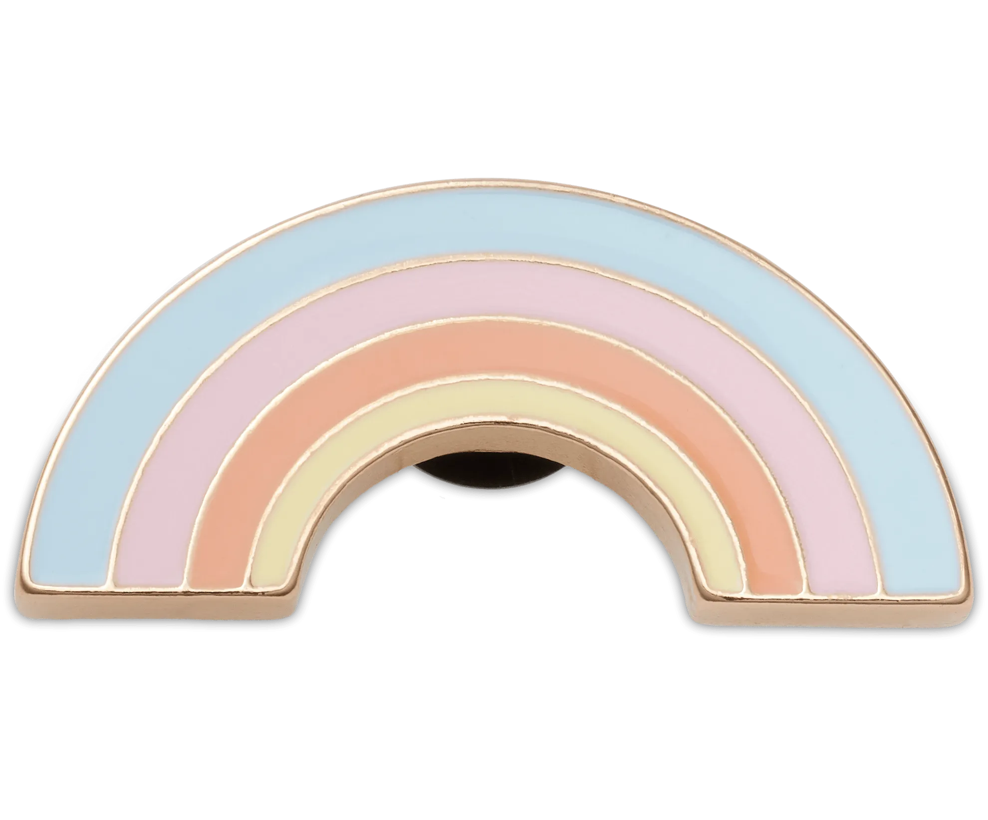Golden Pastel Rainbow Jibbitz Charm