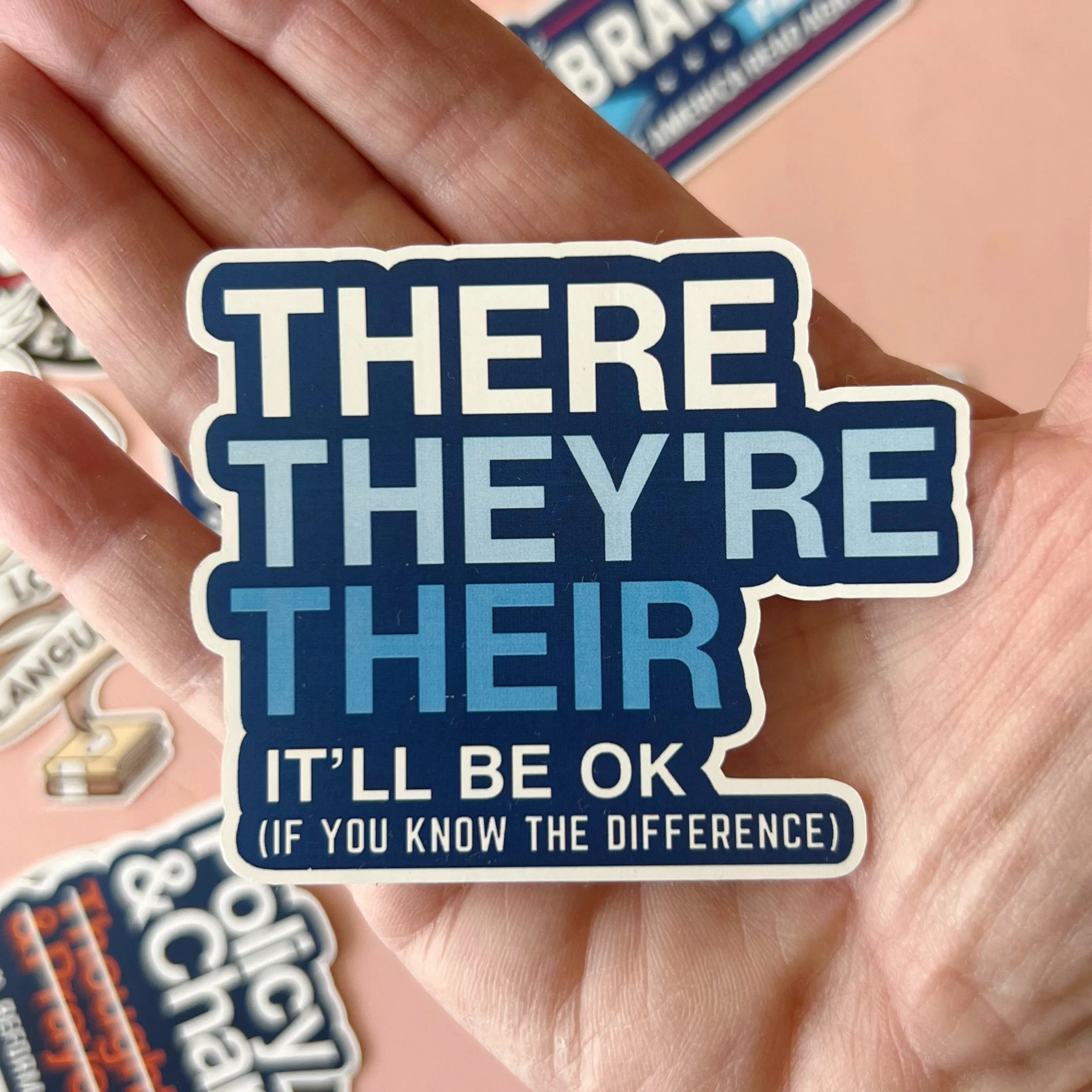Grammar Stickers - Literally