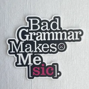 Grammar Stickers - Literally