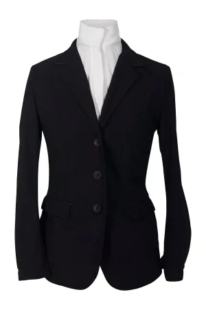 Grand Prix Saltare Dolce 3 Button Riding Show Jacket, Black