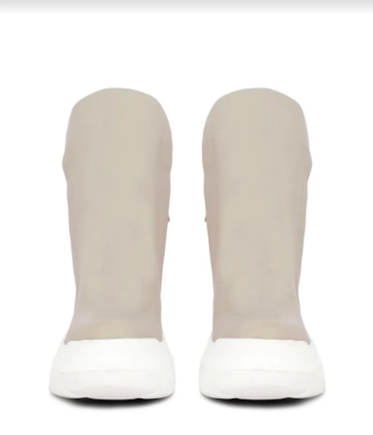 Hayden Leather Boots - Grey