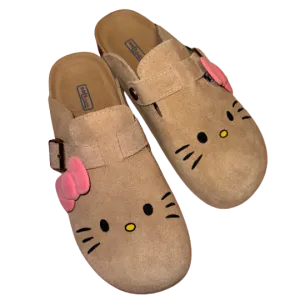 Hello Kitty Suede Clogs