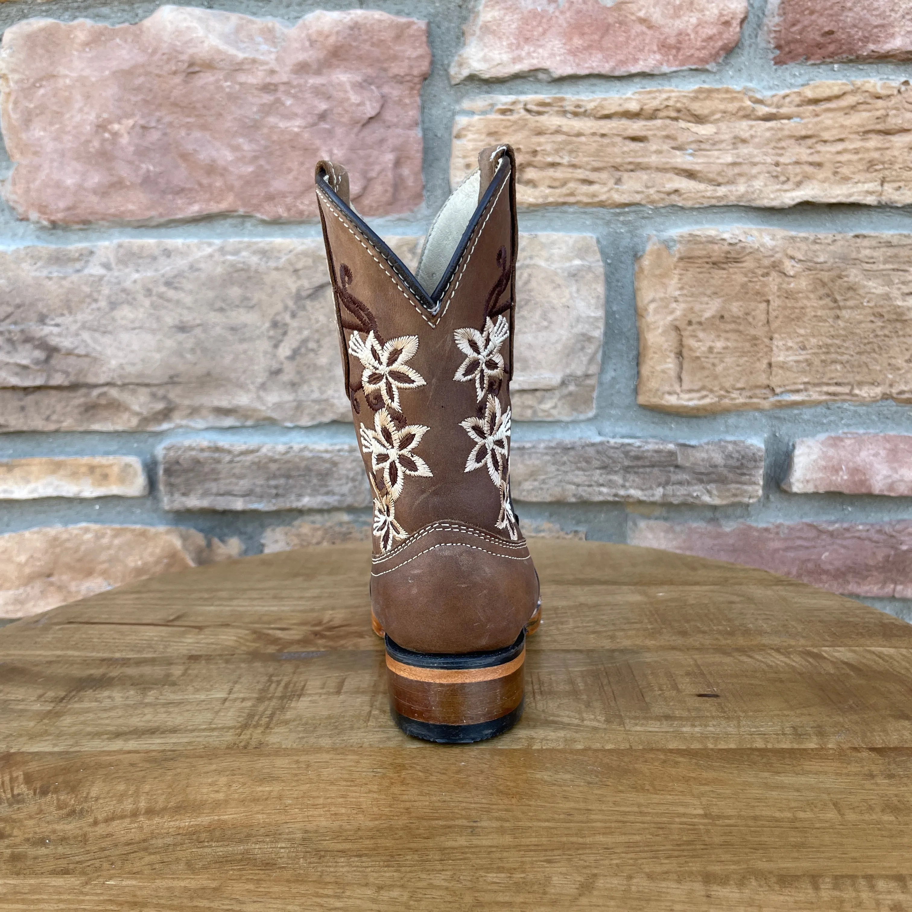 kameelah Floral Design Girl Boots
