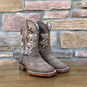 kameelah Floral Design Girl Boots