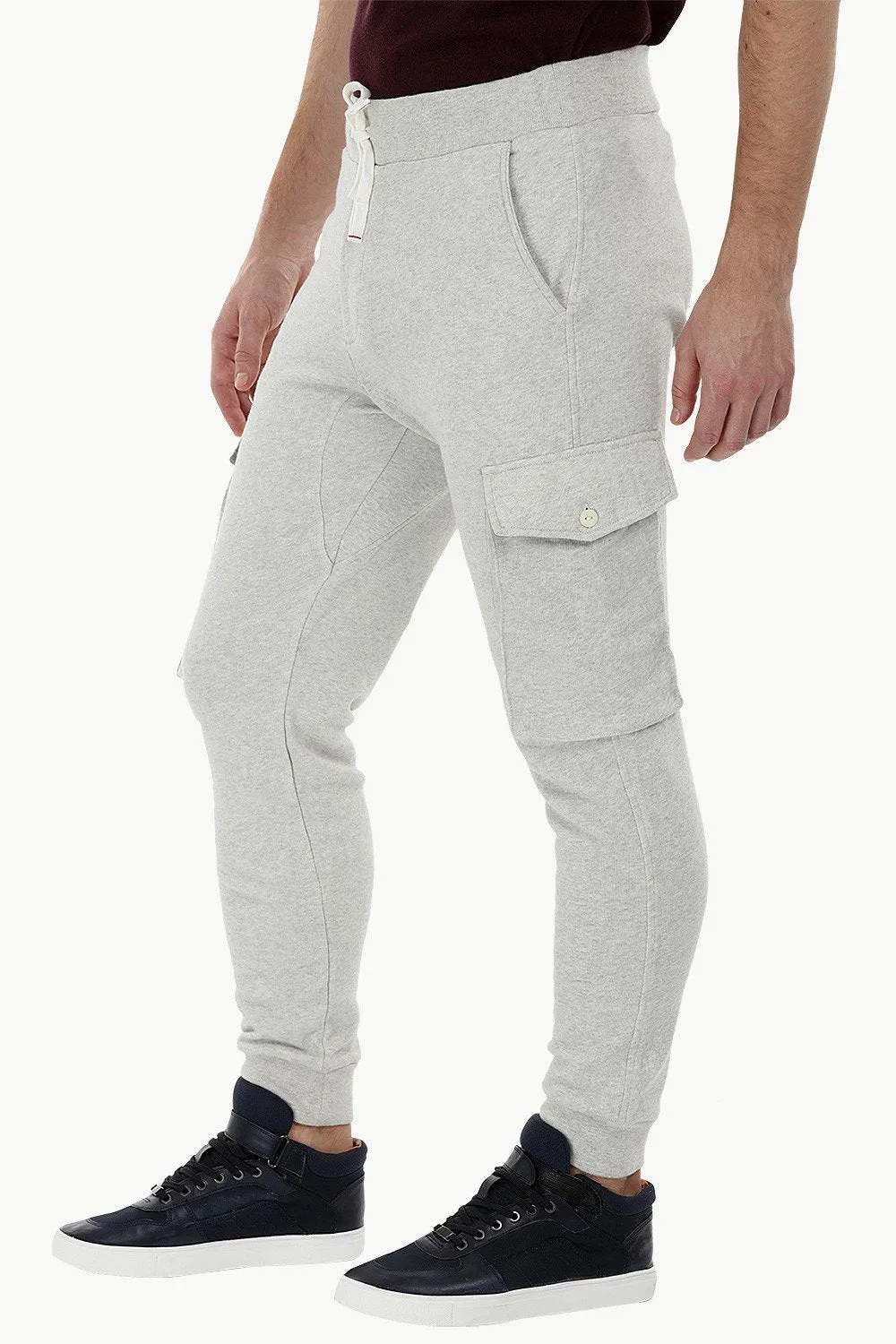 Knitted Cargo Cuff Jogger Sweatpants