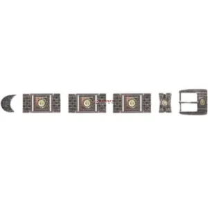 Los Altos Buckle Set With Rhinestones