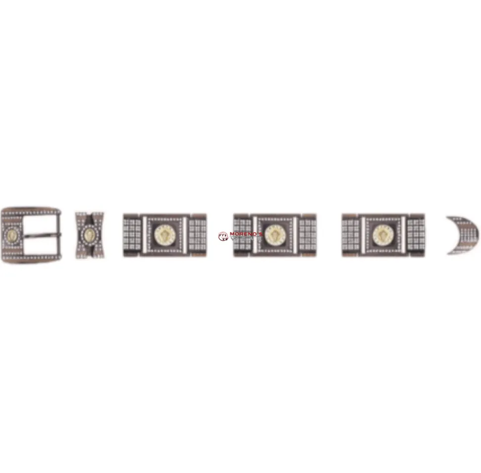 Los Altos Buckle Set With Rhinestones